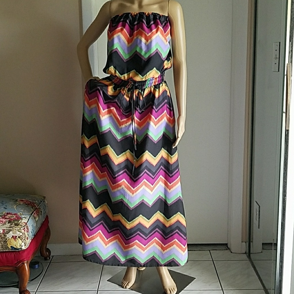 Long dress multi colors